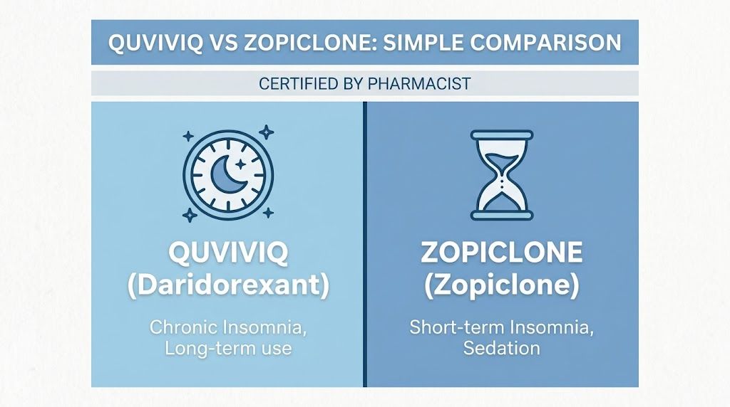 Quviviq vs Zopiclone: Which Is Better for Insomnia?